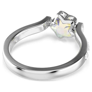 Swarovski Chroma Mixed Cut Star Ring Rhodium-Plated
