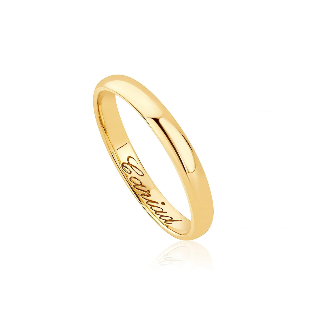 Clogau 3mm Windsor 9ct Yellow Gold Wedding Ring - MococoClogauWED3DY/M5051537078494Rings