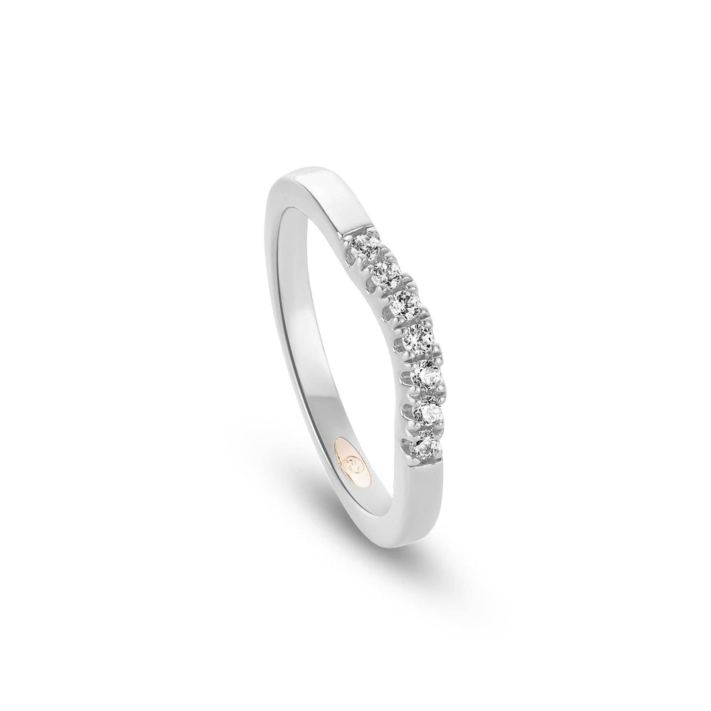 Clogau 950 Platinum Past Present Future&reg; Wedding Ring image