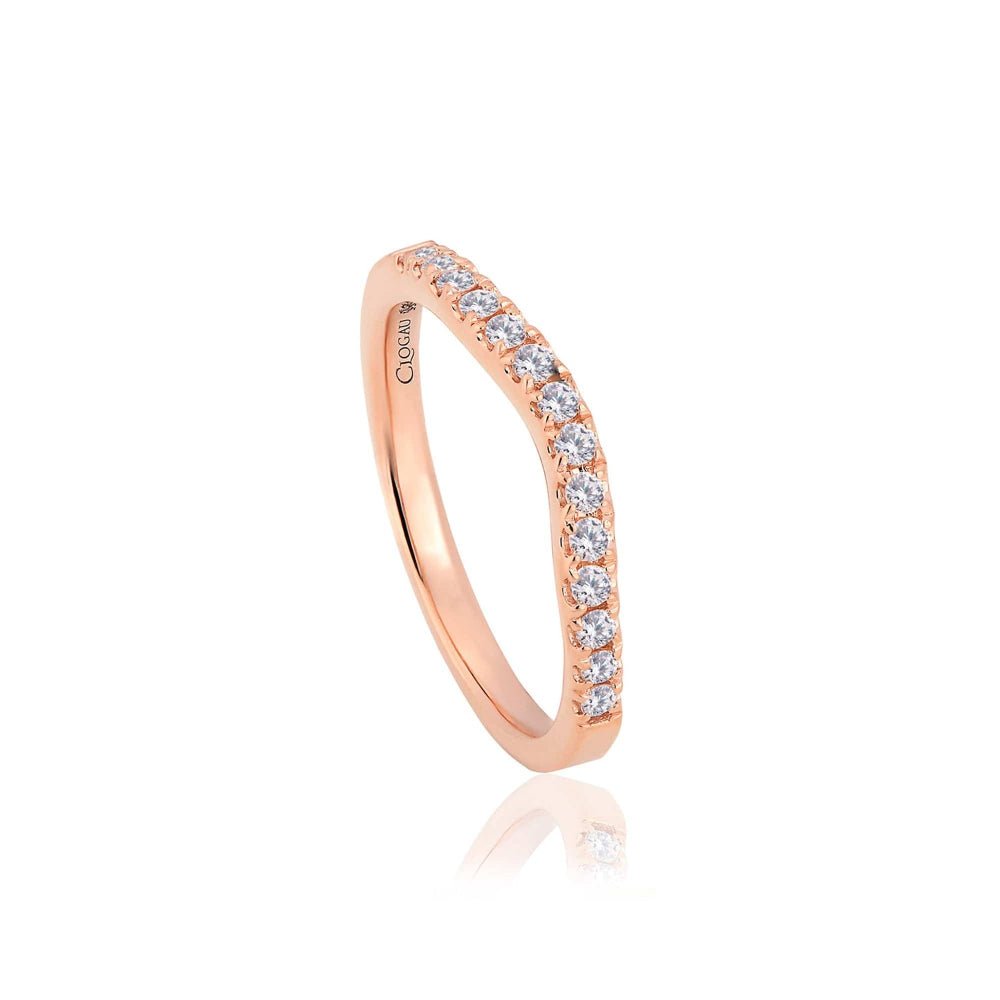 Clogau 9ct Rose Gold Love Divine Wedding Ring - MococoClogau09RLD - JRings