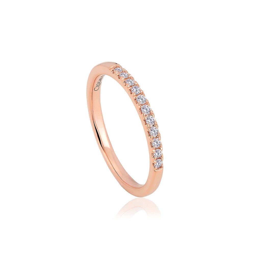 Clogau 9ct Rose Gold Timeless Love Wedding Ring - MococoClogau09RTL - JRings