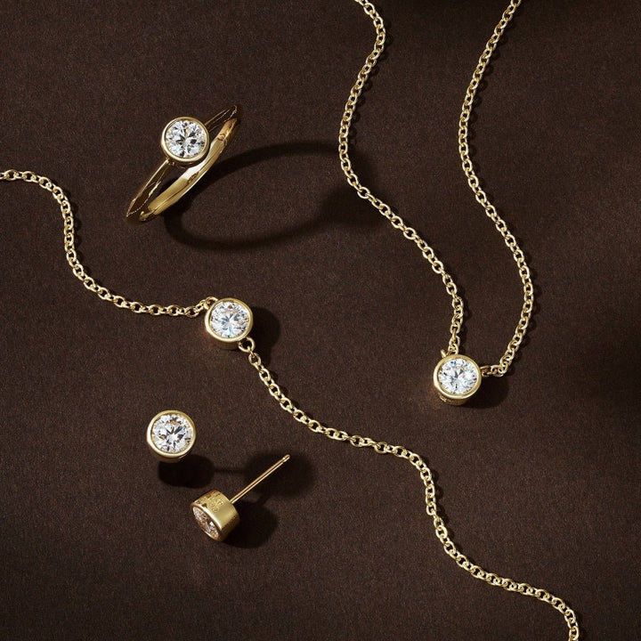 Clogau 9CT Solid Gold Celebration Stud with 0.5CT Lab - Grown Diamonds Earrings - MococoClogauGCEL9165051537002505Earrings