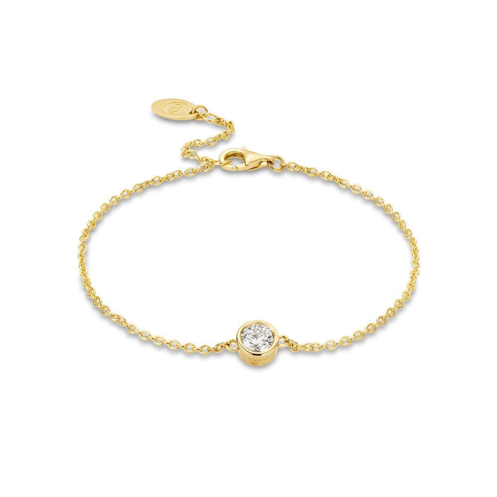 Clogau 9ct Solid Gold Celebration with 0.5ct Lab-Grown Diamond Bracelet - MococoClogauGCEL9155051537002499Bracelets