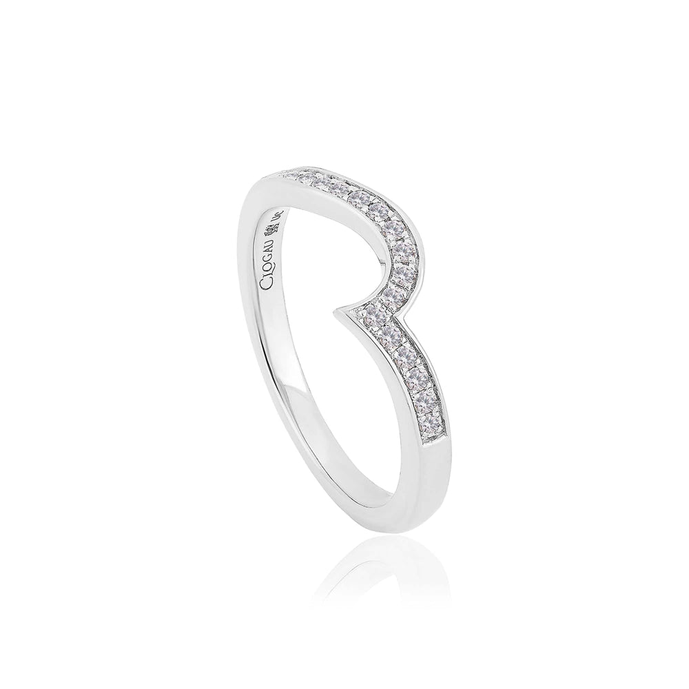 Clogau 9ct White Gold Forever Fairytale Wedding Ring - MococoClogau09WFF - JRings