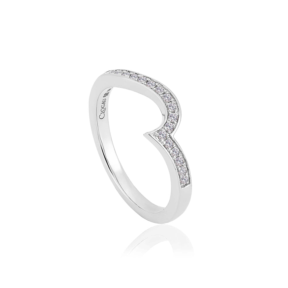 Clogau 9ct White Gold True Romance Wedding Ring - MococoClogau09WTR - JRings
