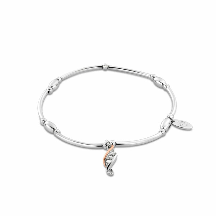 Clogau Affinity Past Present Future Beaded Bracelet Swarovski® Zirconia