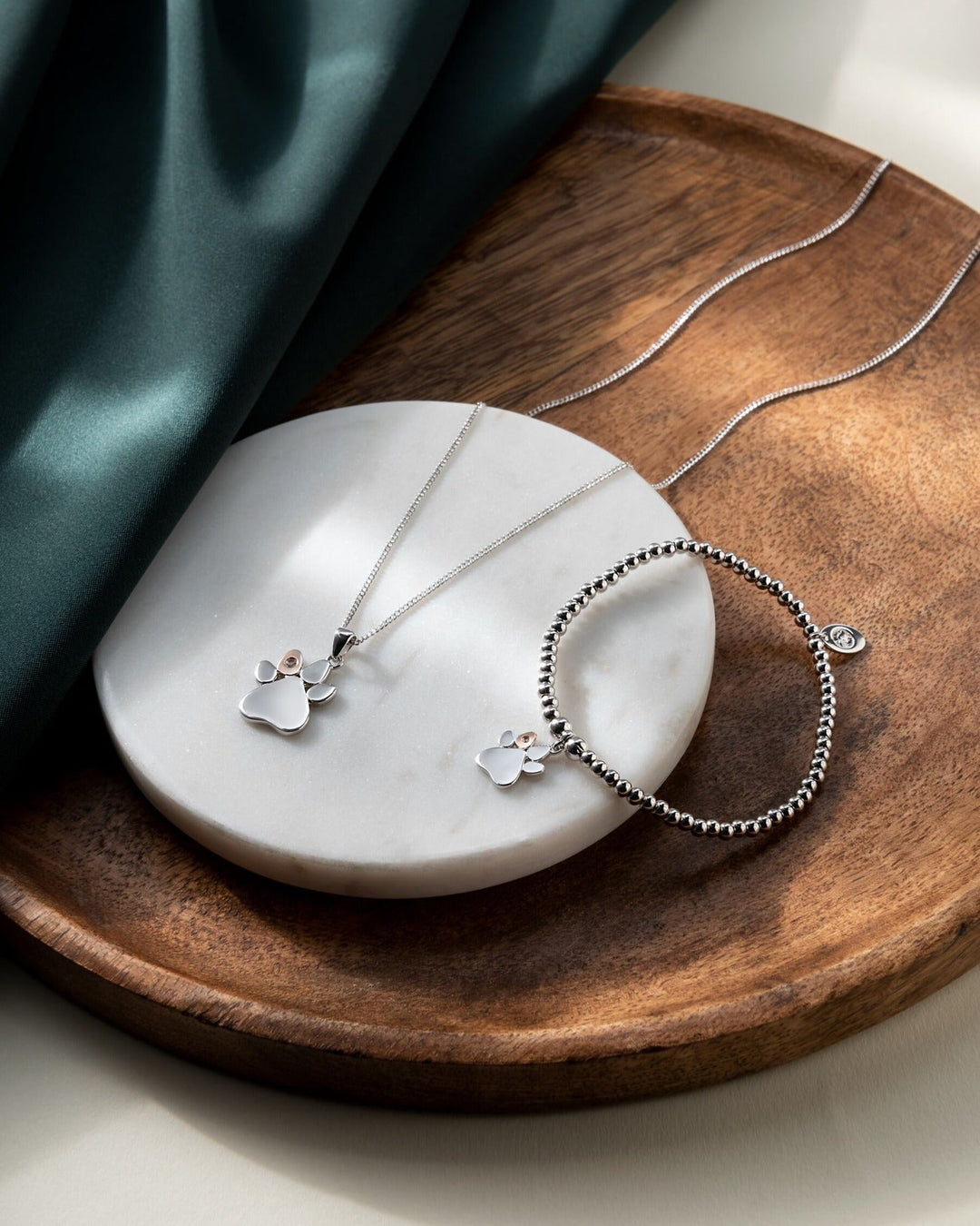 Clogau Affinity Paw Print on My Heart Beaded Bracelet - MococoClogau3SAFF02245051537355847Bracelets