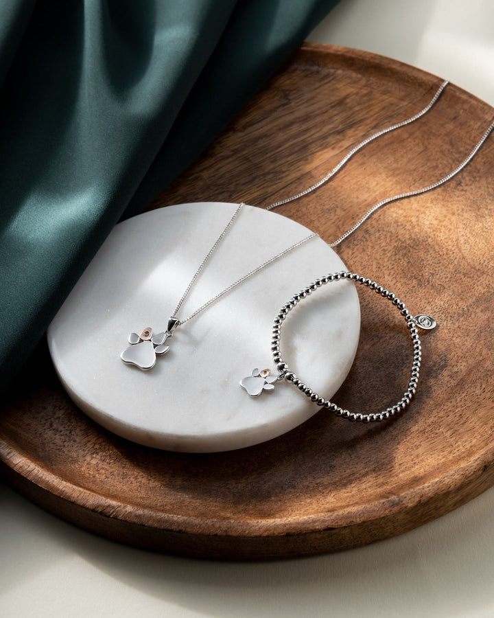 Clogau Affinity Paw Print on My Heart Beaded Bracelet - MococoClogau3SAFF02245051537355847Bracelets