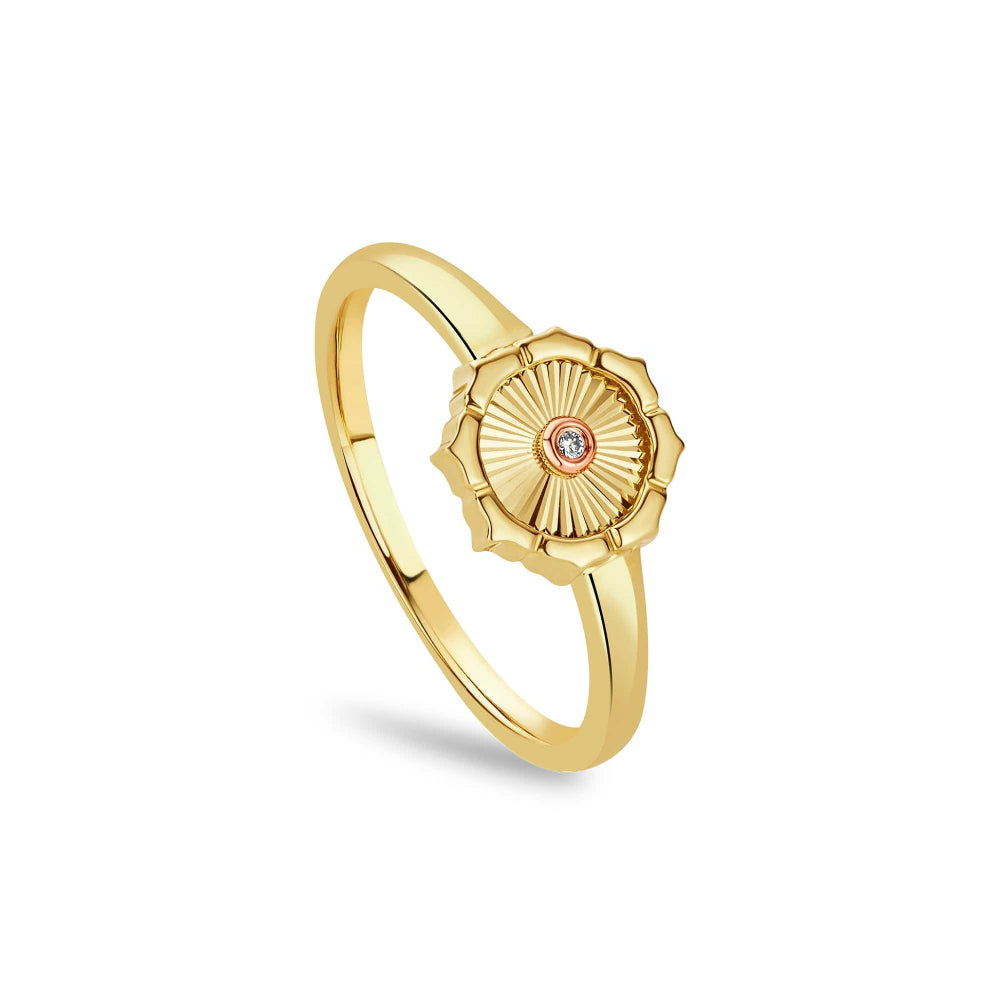 Clogau Bore Da Gold and Diamond Ring image