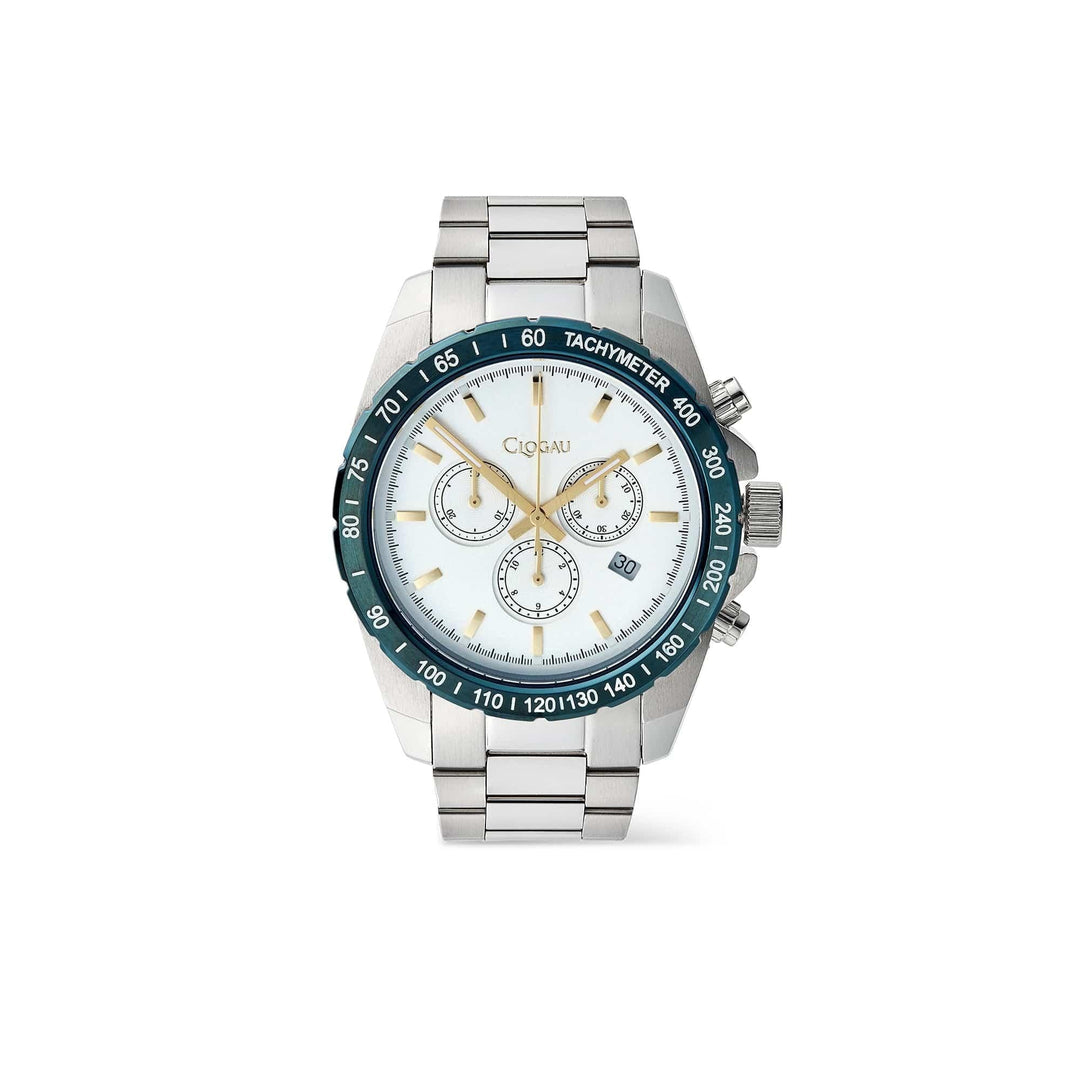 Clogau Brenig Blue Bezel Stainless Steel Men's Watch - MococoClogau4S000195051537349211Watches and Accessories