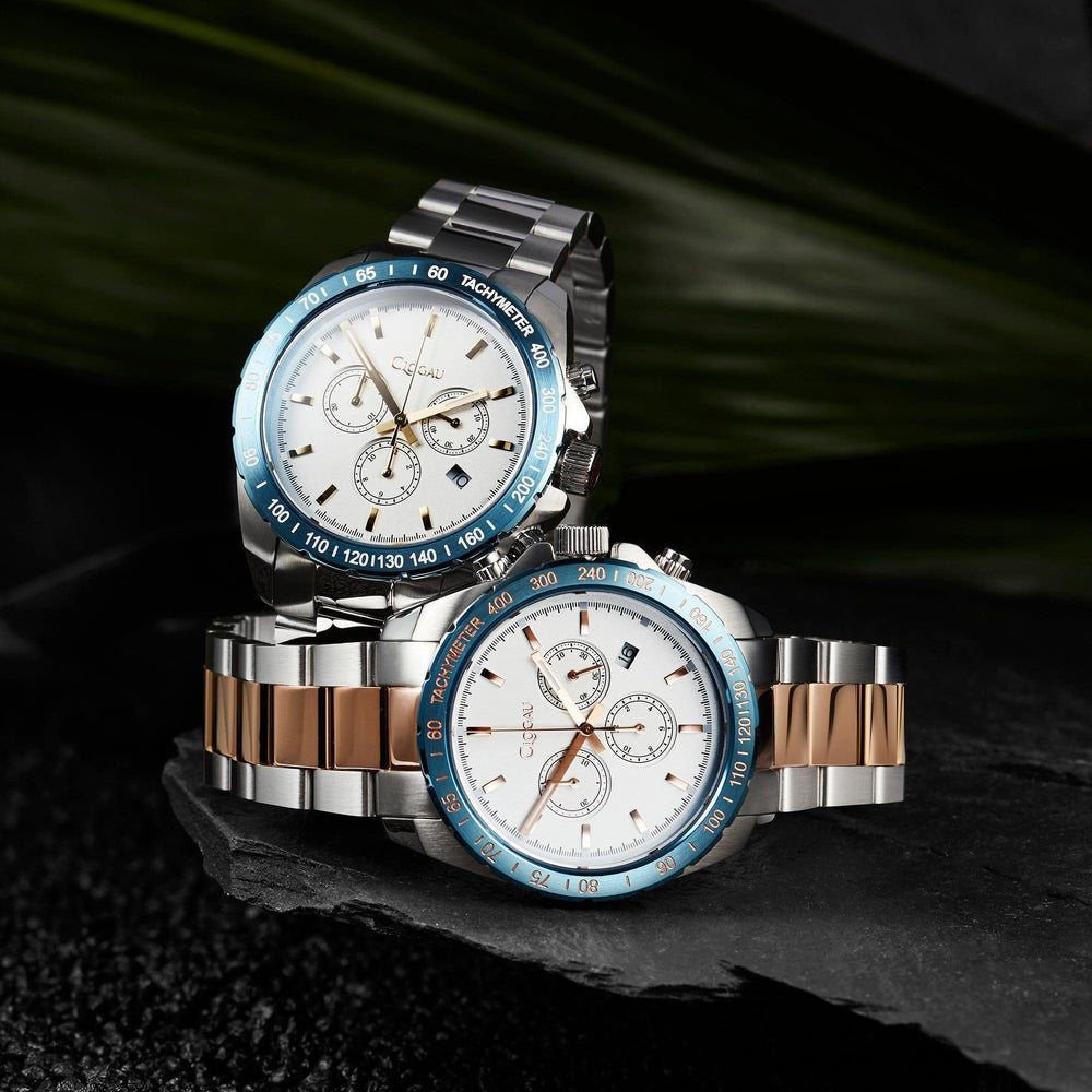 Clogau Brenig Blue Bezel Stainless Steel Men's Watch - MococoClogau4S000195051537349211Watches and Accessories