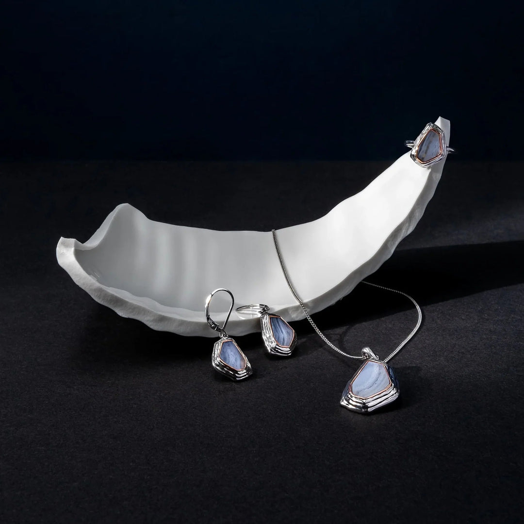 Clogau Capstones Necklace & Drop Earrings Set - MococoClogauJewellery Sets