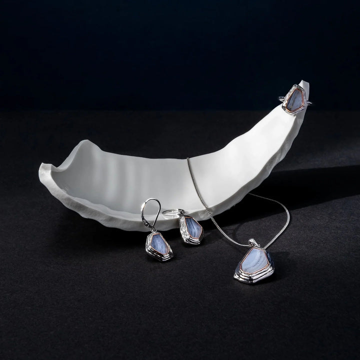 Clogau Capstones Necklace & Drop Earrings Set - MococoClogauJewellery Sets
