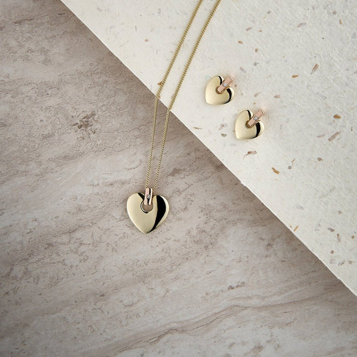 Clogau Cariad 9ct Gold Heart Necklace - MococoClogauCAHP5051537140009Necklaces