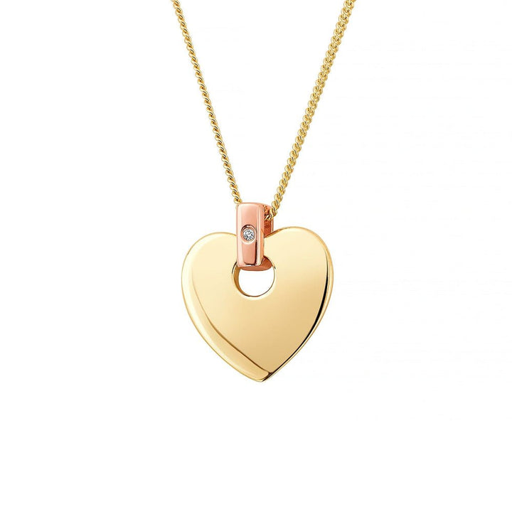 Clogau Cariad 9ct Gold Heart Necklace - MococoClogauCAHP5051537140009Necklaces