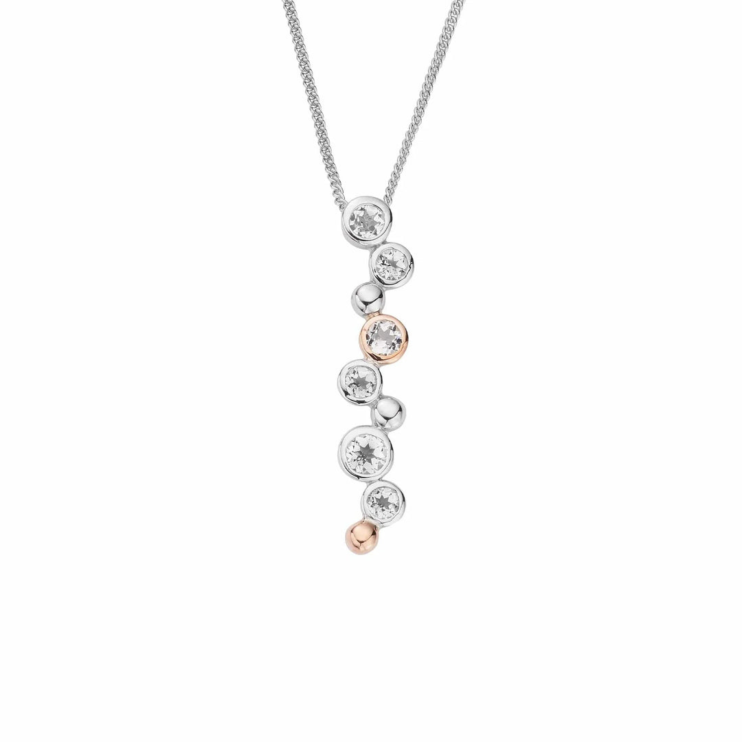 Clogau Celebration White Topaz Pendant Necklace - MococoClogau3SMP25051537170112Necklaces