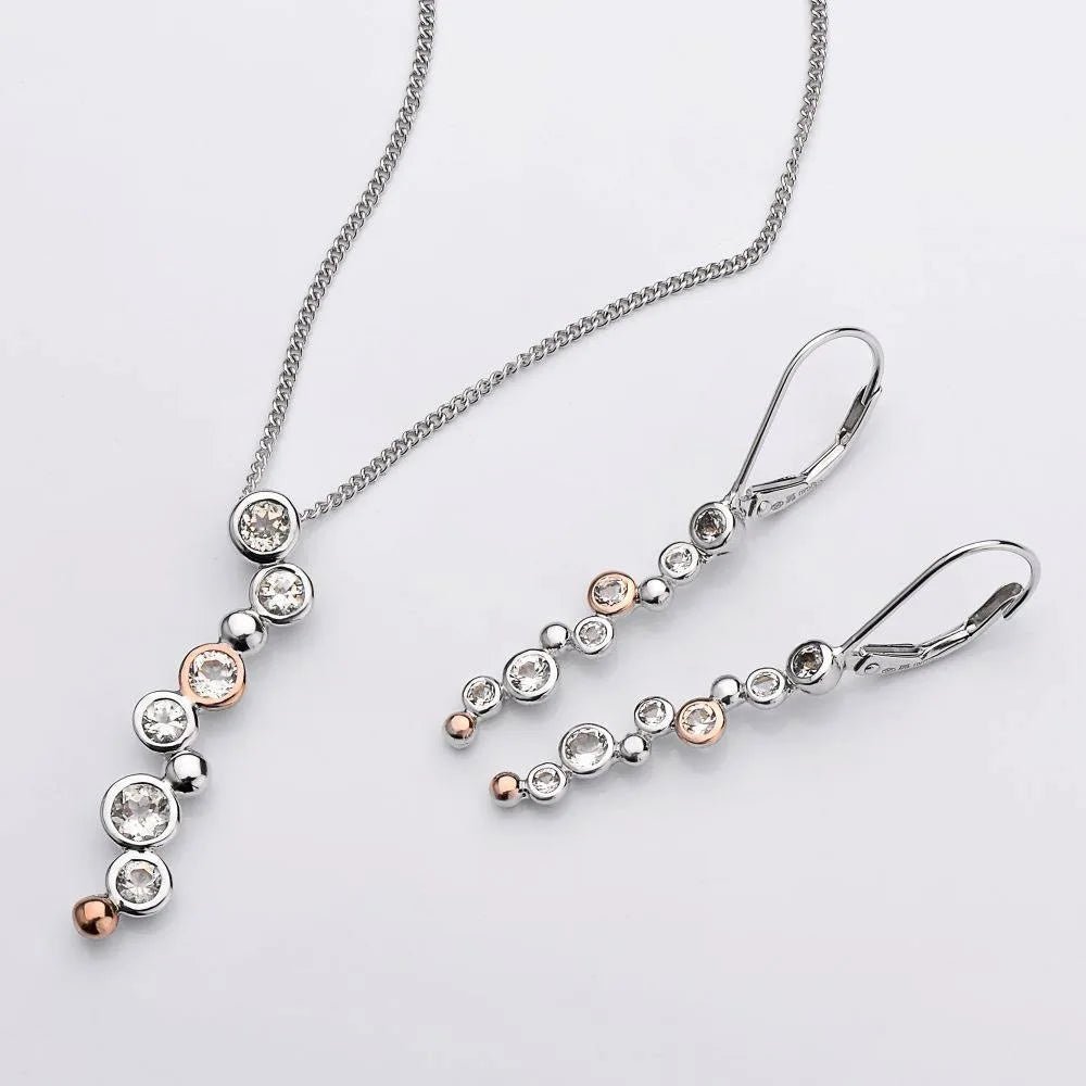 Clogau Celebration White Topaz Pendant Necklace - MococoClogau3SMP25051537170112Necklaces