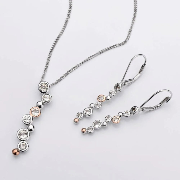 Clogau Celebration White Topaz Pendant Necklace - MococoClogau3SMP25051537170112Necklaces