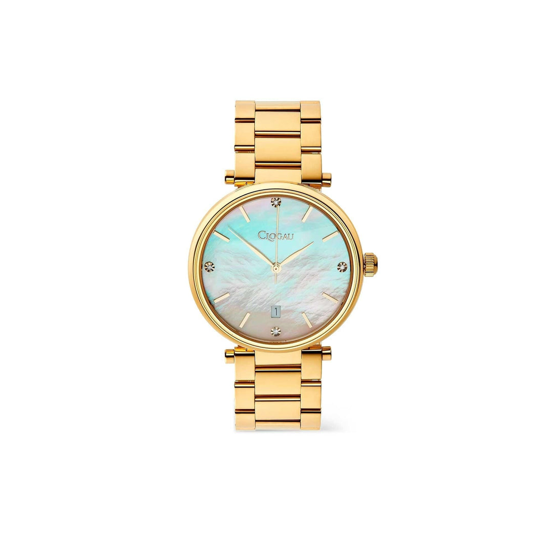 Clogau Celyn Mother Of Pearl Yellow Gold Women's Watch - MococoClogau4S000075051537349099Watches and Accessories