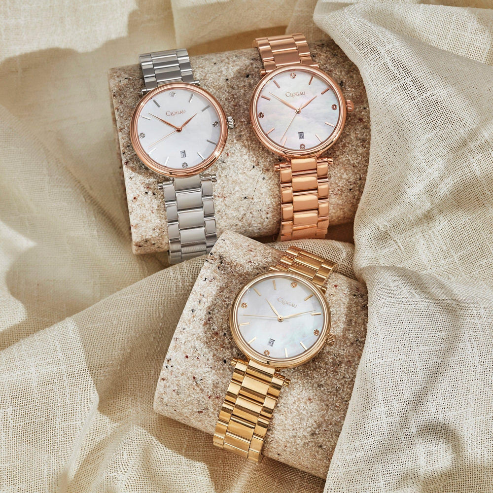Clogau Celyn Mother Of Pearl Yellow Gold Women's Watch - MococoClogau4S000075051537349099Watches and Accessories