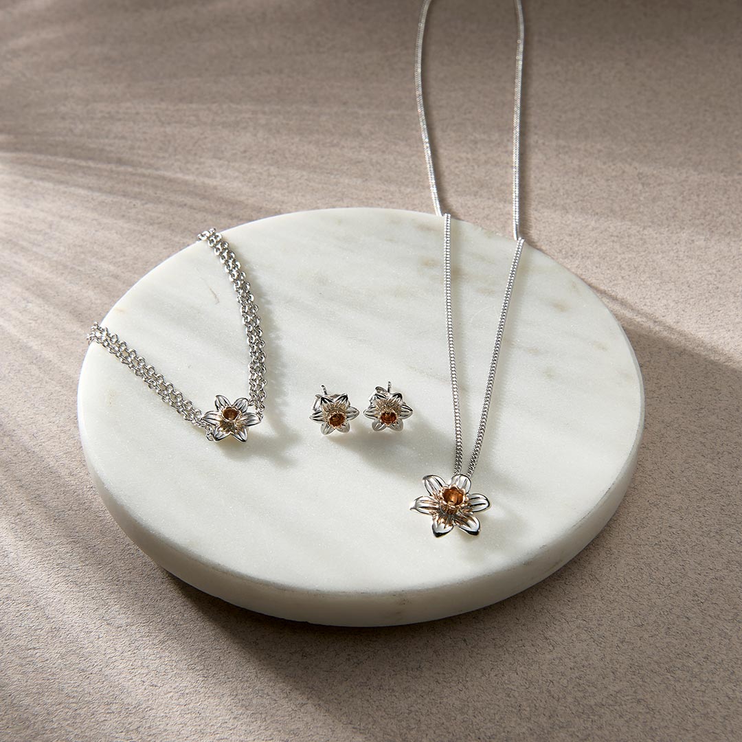 Clogau Daffodil Silver Pendant Necklace - MococoClogau3SDP35051537139690Necklaces