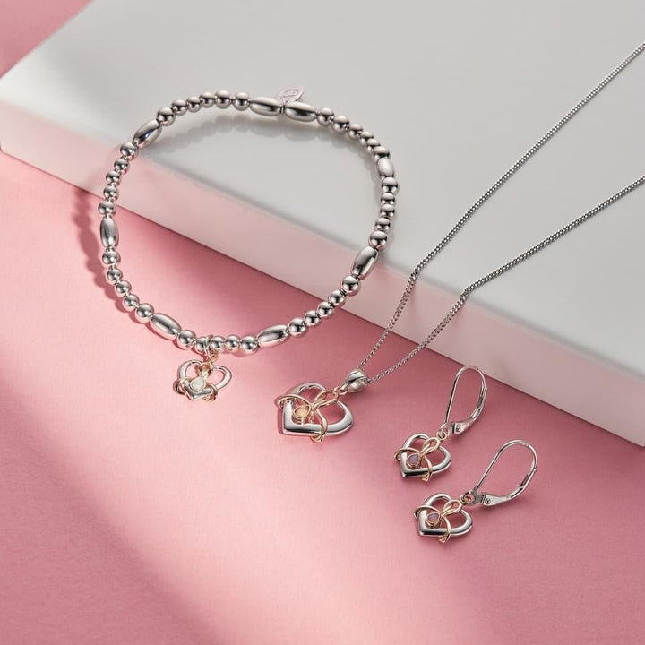 Clogau Dwynwen Affinity Bracelet and Drop Earrings Set - MococoClogauJewellery Sets