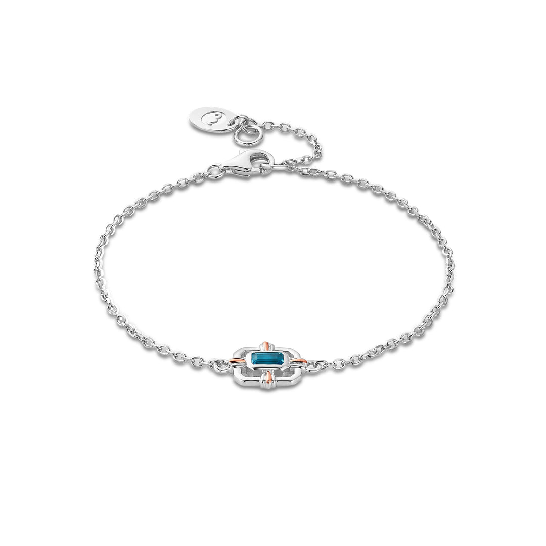 Clogau Enchanted Gateways Silver And Swiss Blue Topaz Bracelet - MococoClogau3SEGW07325051537383680Bracelets