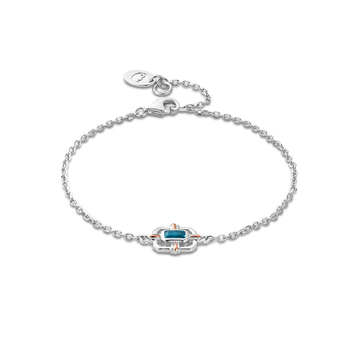 Clogau Enchanted Gateways Silver And Swiss Blue Topaz Bracelet - MococoClogau3SEGW07325051537383680Bracelets