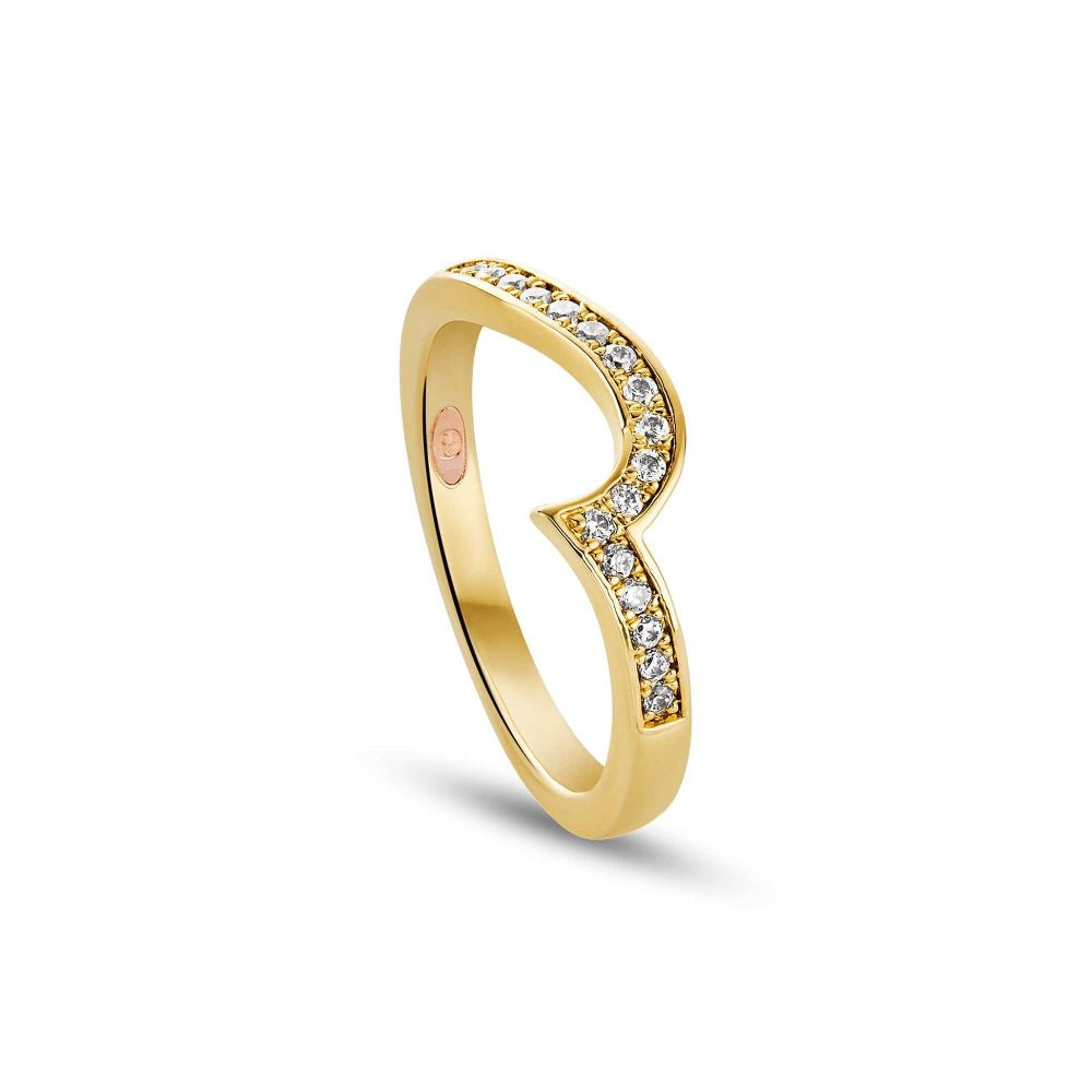Clogau Gold 9ct Yellow Forever Fairytale Wedding Ring - MococoClogau09YFF-JRings