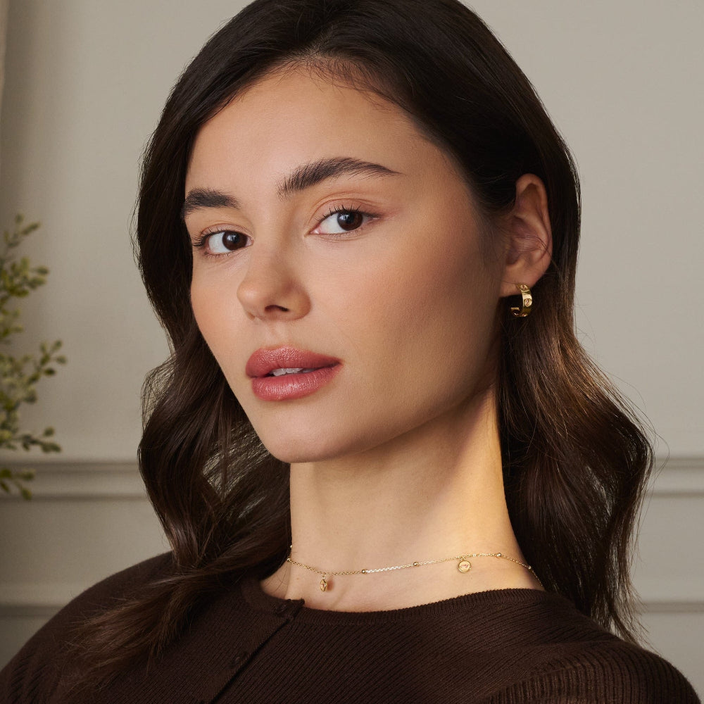 Clogau Gold Insignia 9ct Drop Necklace image 1