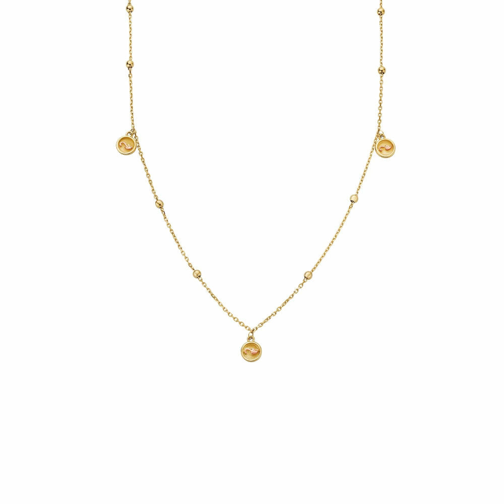 Clogau Gold Insignia 9ct Drop Necklace image