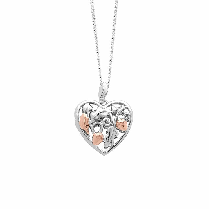 Clogau Gold Royal Oak Heart Locket Necklace - MococoClogauXX3STRP045051537160892Necklace