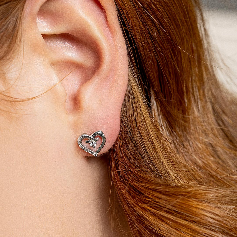 Clogau Kiss Silver Stud Earrings - MococoClogau3SCGKSE5051537301561Earrings