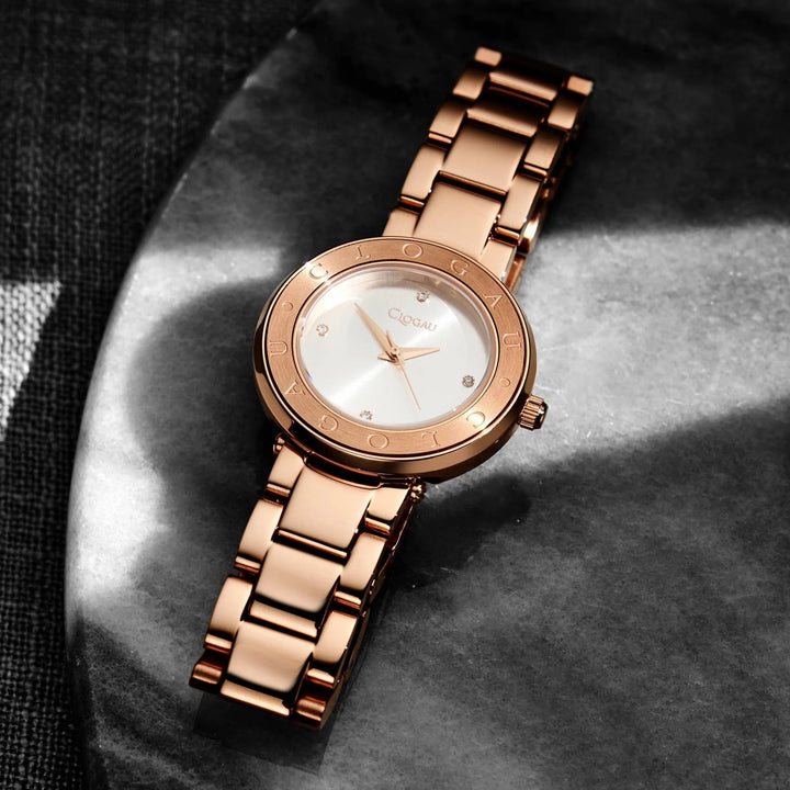 Clogau Ladies Alaw Rose Gold Diamond Watch - MococoClogau4S000465051537381655Watches and Accessories