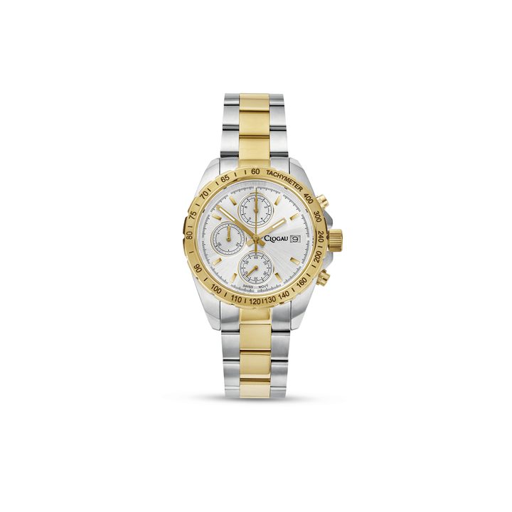 Clogau Mens Stainless Steel and Gold Brenig Watch - MococoClogau4S000575051537003175Watches and Accessories