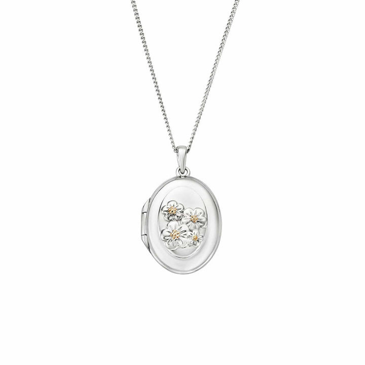 Clogau Nature's Wonder Forget Me Not Locket Necklace - MococoClogau3SFMN9075051537002291Necklace