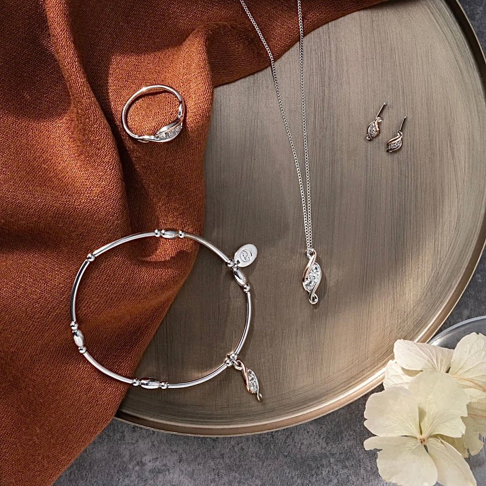 Clogau Past Present & Future Necklace & Earrings Set - MococoClogauJewellery Sets
