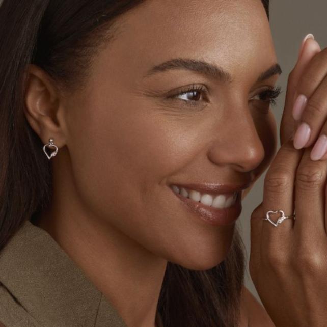 Clogau Past Present Future Silver Heart Earrings - MococoClogau3SPPF08005051537385868Earrings
