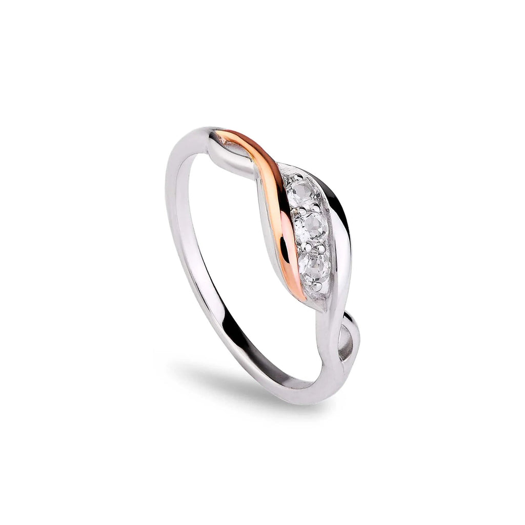 Past Present Future® Sterling Ring Topaz