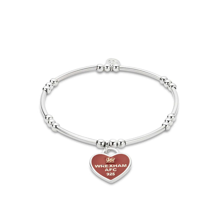 Clogau Silver Affinty Wrexham AFC Heart Bracelet - MococoClogau3SWFC9205051537002239Bracelets