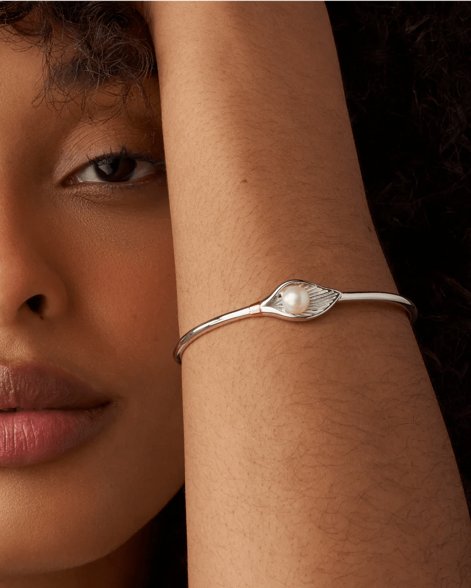 Clogau Silver and Pearl Beachcomber Shell Banglet - MococoClogau3SLYV07935051537000105Bracelets