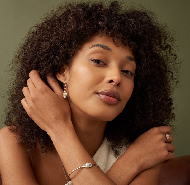 Clogau Silver and Pearl Beachcomber Shell Earrings - MococoClogau3SLYV07915051537000099Earrings