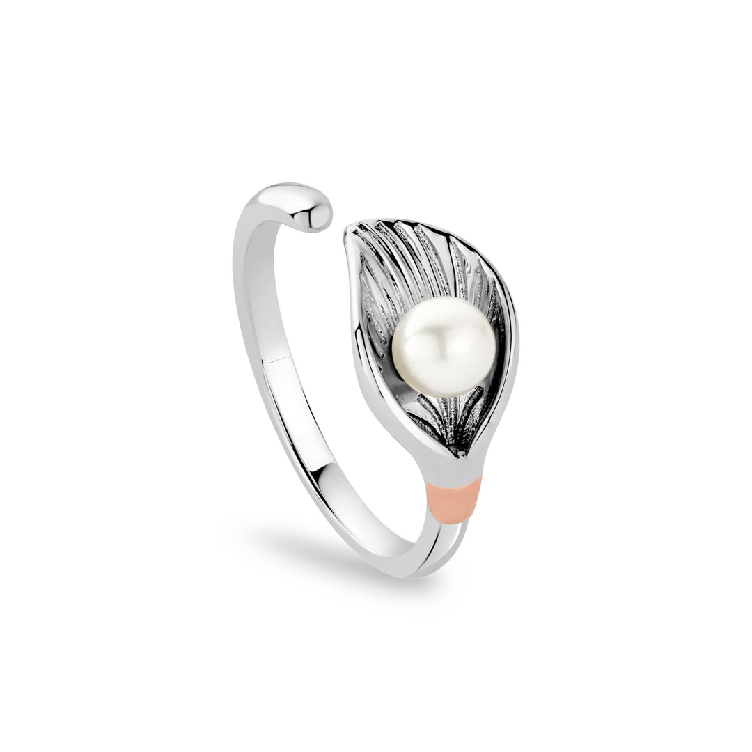 Clogau Silver and Pearl Beachcomber Shell Ring - MococoClogau3SLYV0792/JRings