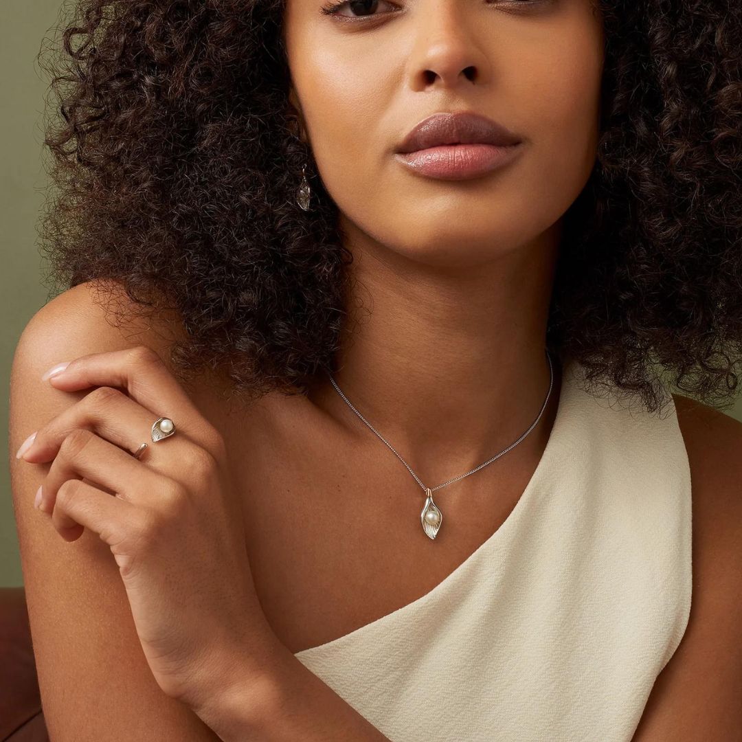 Clogau Silver and Pearl Beachcomber Shell Ring - MococoClogau3SLYV0792/JRings