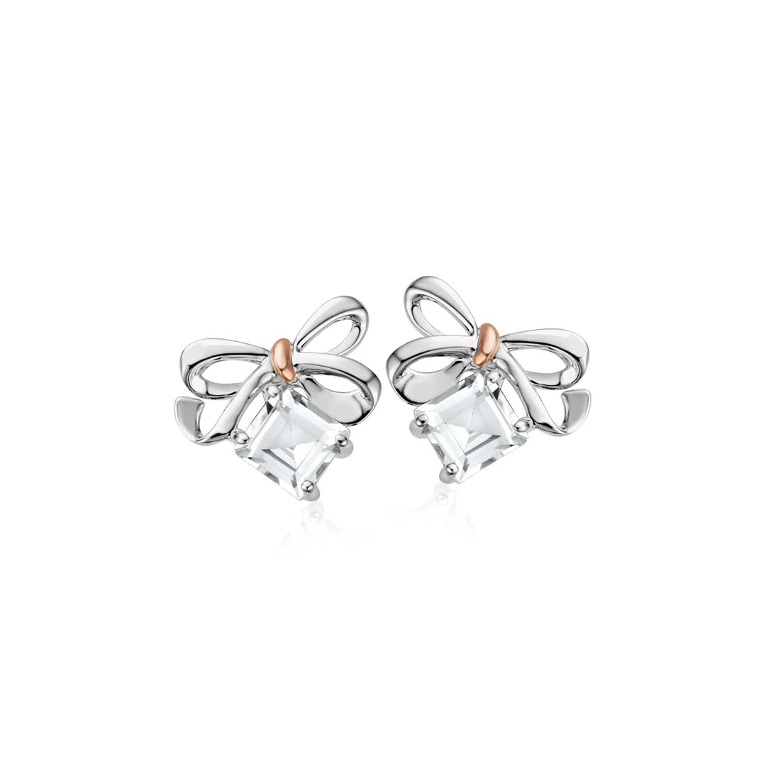 Clogau Silver Bow Stud Earrings - MococoClogau3SCGS0715Earrings