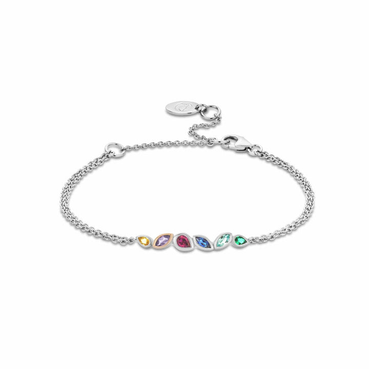 Clogau Silver Cariad&reg; Lab-Grown Multi-Stone Bracelet image