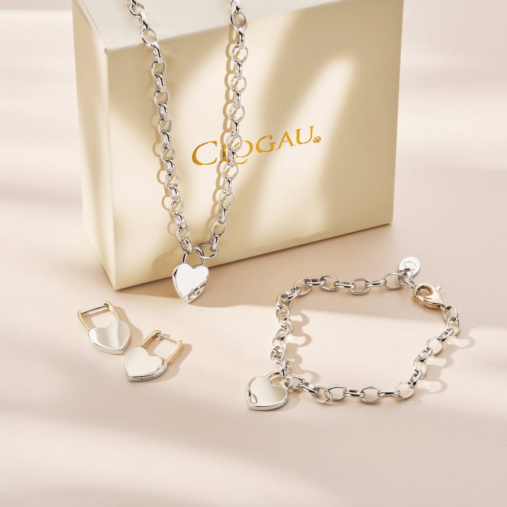 Clogau Silver Cariad Padlock Hoop Earrings - MococoClogau3SCAR9765051537003663Earrings