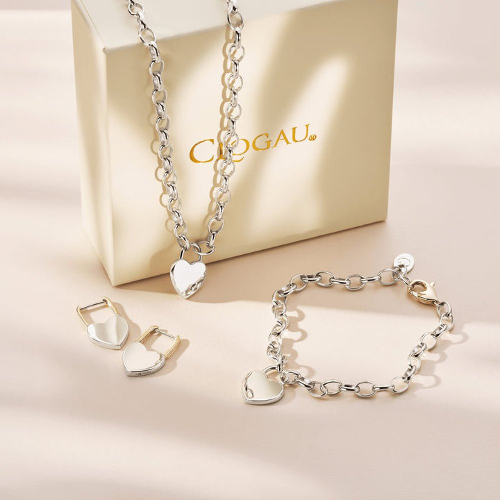 Clogau Silver Cariad Padlock Hoop Earrings - MococoClogau3SCAR9765051537003663Earrings