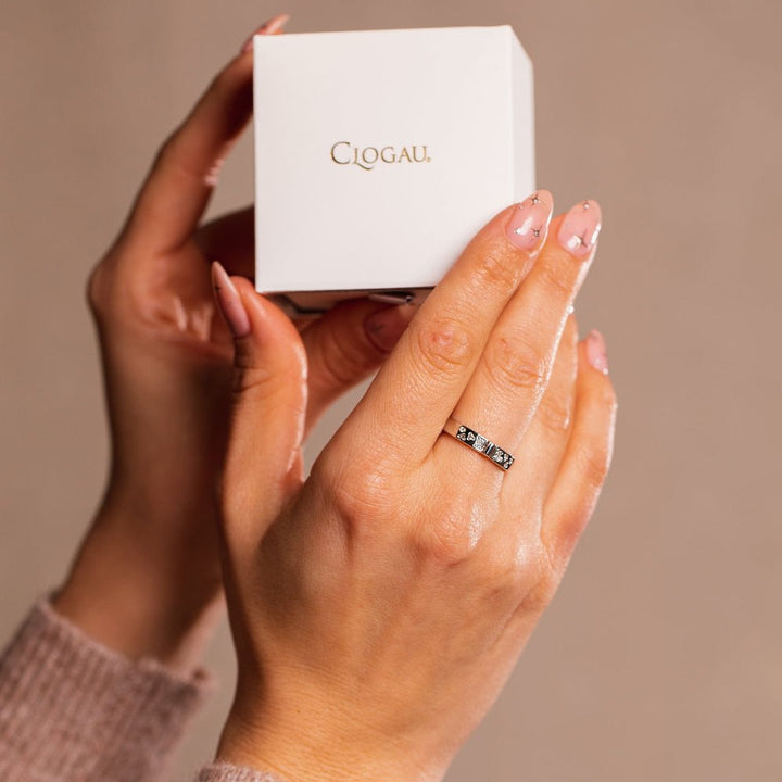 Clogau Silver Cariad Sparkle Beloved Ring - MococoClogau3SCRS0195 - J5051537350989Ring