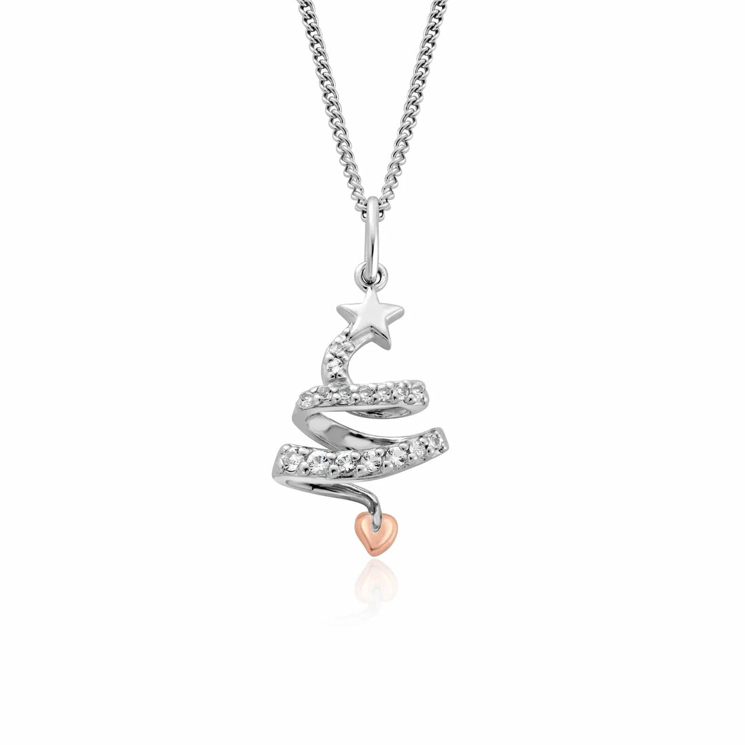Clogau Silver Christmas Tree Necklace - MococoClogau3SCGS0709Necklaces